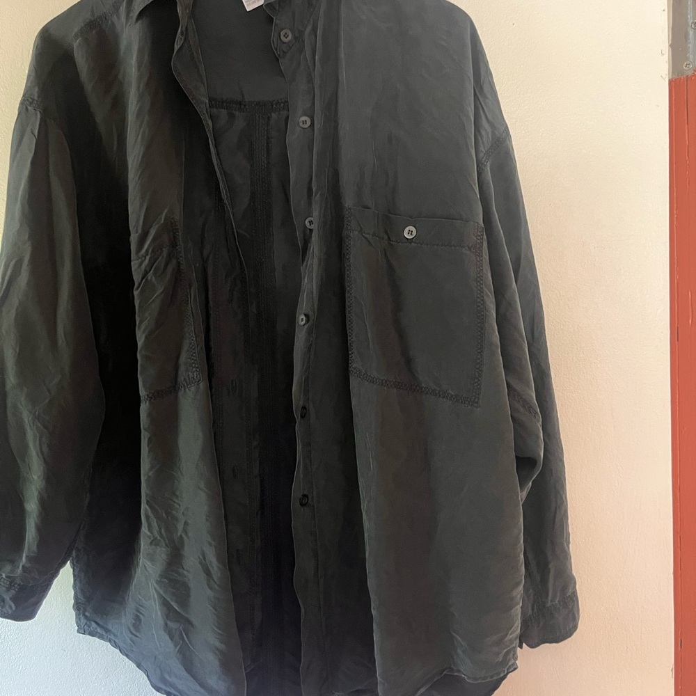 Women’s vintage silk top
